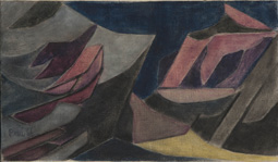 Aube bleue, Evenos, 1966.